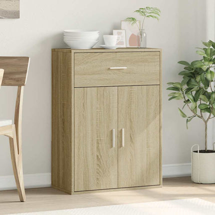 Skänk sonoma-ek 60x30x84 cm konstruerat trä