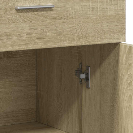 Skänk sonoma-ek 60x30x84 cm konstruerat trä