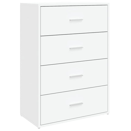 Skänk vit 60x31x84 cm konstruerat trä