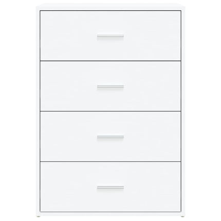 Skänk vit 60x31x84 cm konstruerat trä