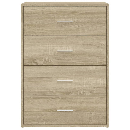 Skänk sonoma-ek 60x31x84 cm konstruerat trä