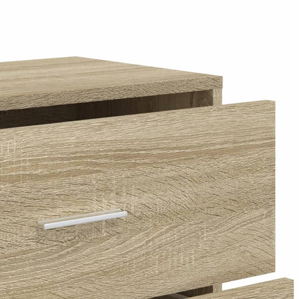 Skänk sonoma-ek 60x31x84 cm konstruerat trä