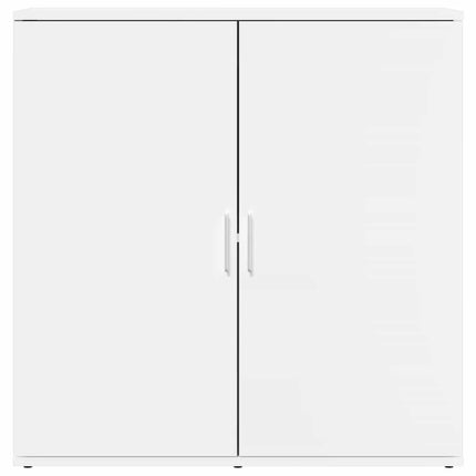 Skänk vit 79x38x80 cm konstruerat trä
