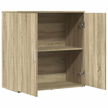 Skänk sonoma-ek 79x38x80 cm konstruerat trä
