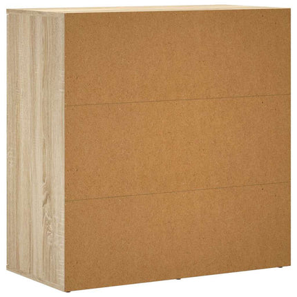 Skänk sonoma-ek 79x38x80 cm konstruerat trä