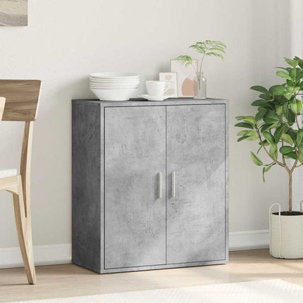 Skänk betonggrå 79x38x80 cm konstruerat trä