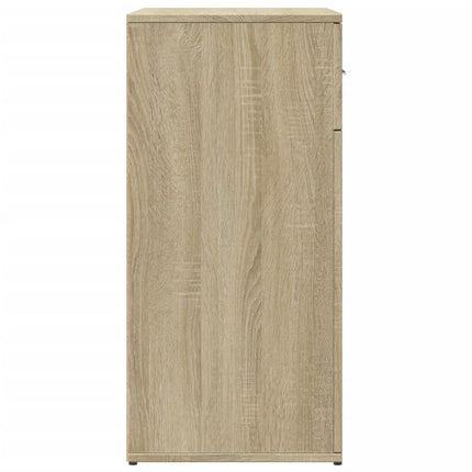 Skänk sonoma-ek 79x38x80 cm konstruerat trä