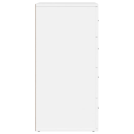 Skänk vit 60x39x80 cm konstruerat trä