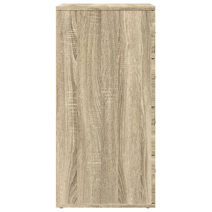 Skänk sonoma-ek 60x39x80 cm konstruerat trä