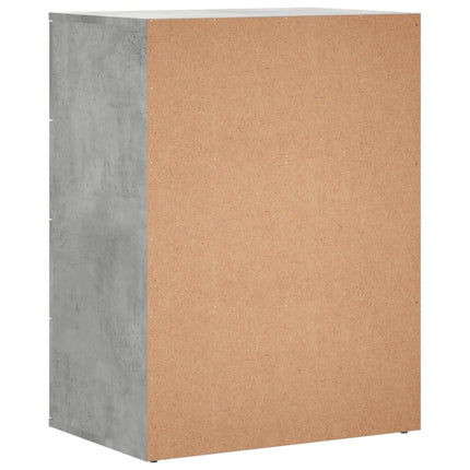 Skänk betonggrå 60x39x80 cm konstruerat trä