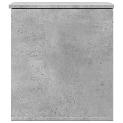 Förvaringslåda betonggrå 40x42x46 cm konstruerat trä