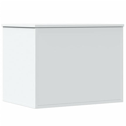 Förvaringslåda vit 60x42x46 cm konstruerat trä