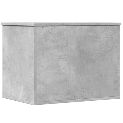 Förvaringslåda betonggrå 60x42x46 cm konstruerat trä