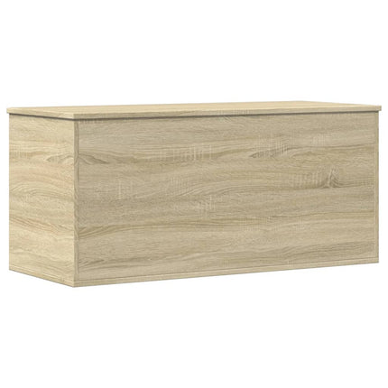Förvaringslåda sonoma-ek 100x42x46 cm konstruerat trä