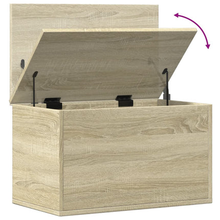 Förvaringslåda sonoma-ek 60x35x35 cm konstruerat trä