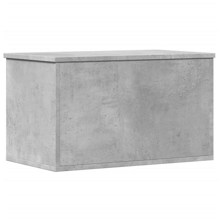 Förvaringslåda betonggrå 60x35x35 cm konstruerat trä