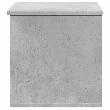Förvaringslåda betonggrå 60x35x35 cm konstruerat trä