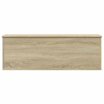 Förvaringslåda sonoma-ek 102x35x35 cm konstruerat trä