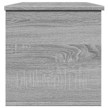 Förvaringslåda grå sonoma 102x35x35 cm konstruerat trä