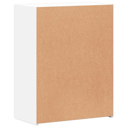Dokumentskåp vit 60x32x77,5 cm konstruerat trä
