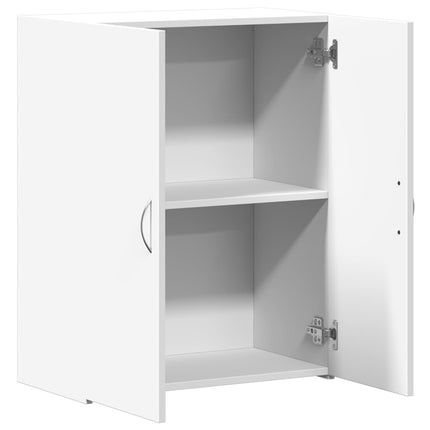 Dokumentskåp vit 60x32x77,5 cm konstruerat trä