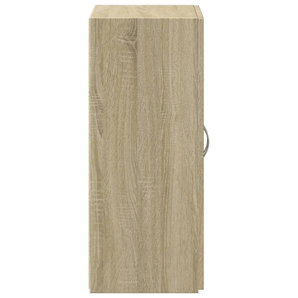 Dokumentskåp sonoma-ek 60x32x77,5 cm konstruerat trä