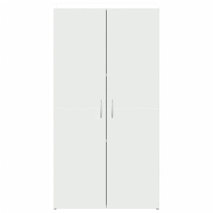 Dokumentskåp vit 60x32x115 cm konstruerat trä