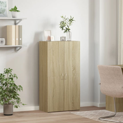 Dokumentskåp sonoma-ek 60x32x115 cm konstruerat trä