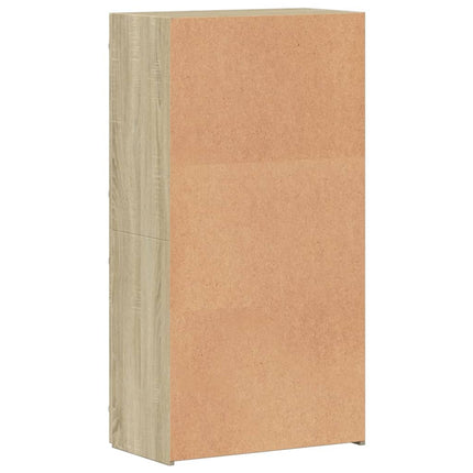 Dokumentskåp sonoma-ek 60x32x115 cm konstruerat trä
