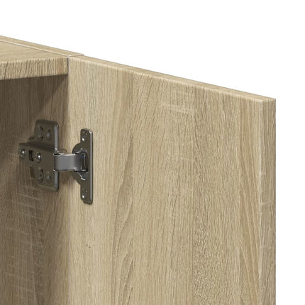Dokumentskåp sonoma-ek 60x32x115 cm konstruerat trä