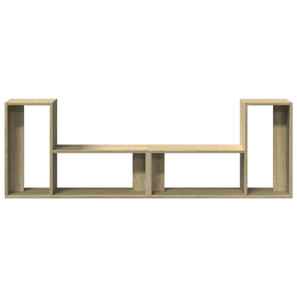 TV-skåp 2 st sonoma-ek 75x30x50 cm konstruerat trä