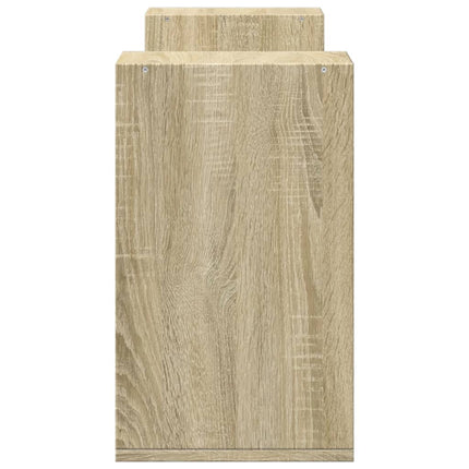 TV-skåp 2 st sonoma-ek 75x30x50 cm konstruerat trä
