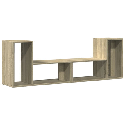 TV-skåp 2 st sonoma-ek 75x30x50 cm konstruerat trä