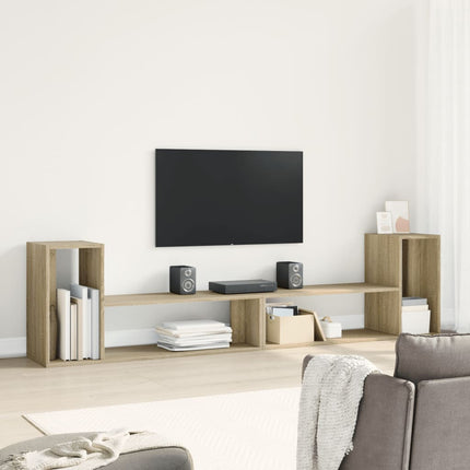 TV-skåp 2 st sonoma-ek 100x30x50 cm konstruerat trä