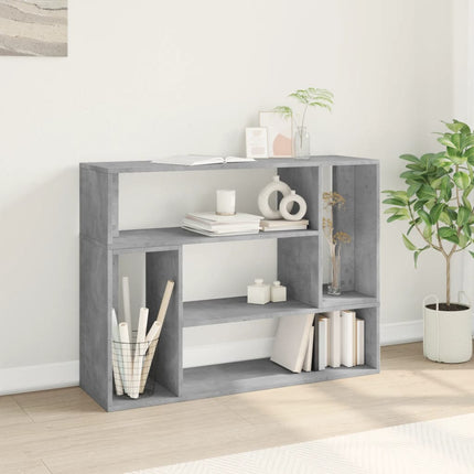 TV-skåp 2 st betonggrå 100x30x50 cm konstruerat trä