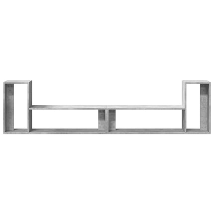 TV-skåp 2 st betonggrå 100x30x50 cm konstruerat trä