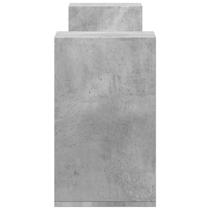TV-skåp 2 st betonggrå 100x30x50 cm konstruerat trä