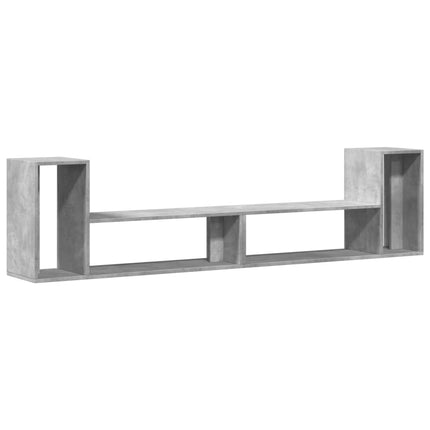 TV-skåp 2 st betonggrå 100x30x50 cm konstruerat trä