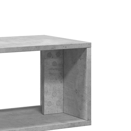 TV-skåp 2 st betonggrå 100x30x50 cm konstruerat trä