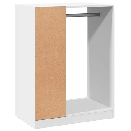 Garderob vit 77x48x102 cm spånskiva