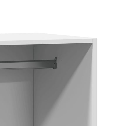 Garderob vit 48x41x102 cm spånskiva