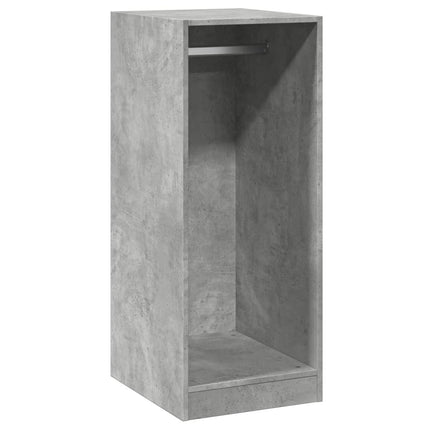 Garderob betonggrå 48x41x102 cm konstruerat trä