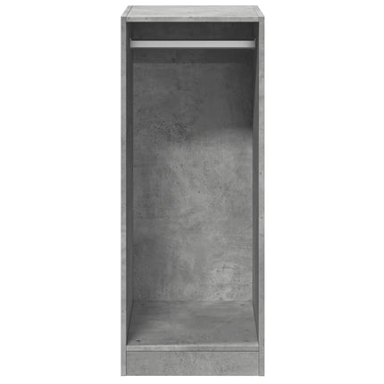 Garderob betonggrå 48x41x102 cm konstruerat trä