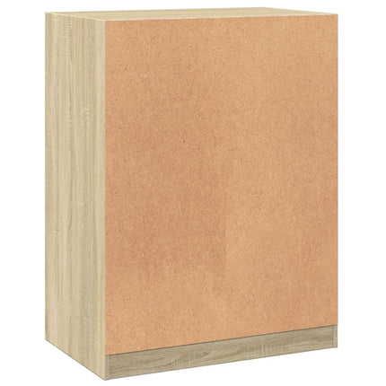 Garderob sonoma-ek 77x48x102 cm konstruerat trä