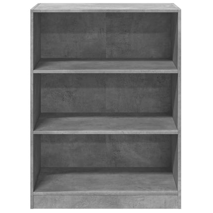 Garderob betonggrå 77x48x102 cm konstruerat trä