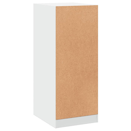 Garderob vit 48x41x102 cm konstruerat trä