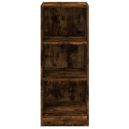 Garderob rökfärgad ek 48x41x102 cm konstruerat trä