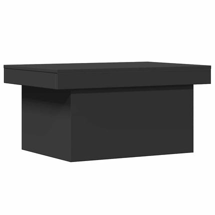 Soffbord svart 80x55x40 cm konstruerat trä