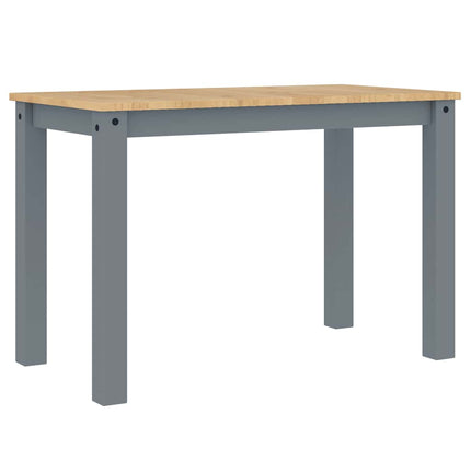 Matbord PANAMA grå 112x60x75 cm massiv furu