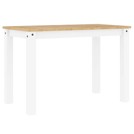Matbord PANAMA vit 112x60x75 cm massiv furu